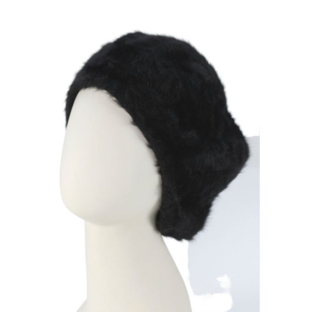 Kangol Womens Angora Wool Blend Beret Hat Solid Black Size One Size